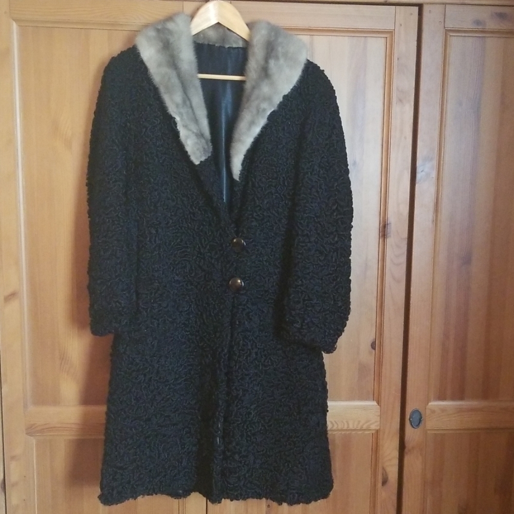 Fur classic coat